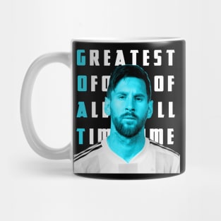 GOAT MESSI ON BLUE ARGENTINA Mug